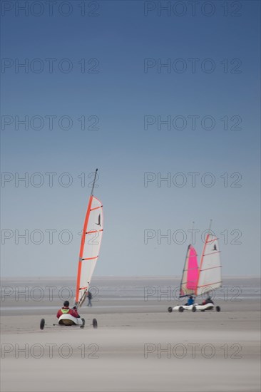 Le Touquet Paris Plage, sand yacht on the beach