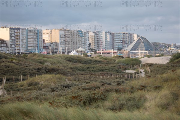 Le Touquet Paris Plage, dunes above the beach