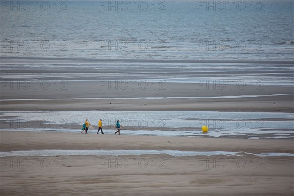 Le Touquet Paris Plage, riders on the beach