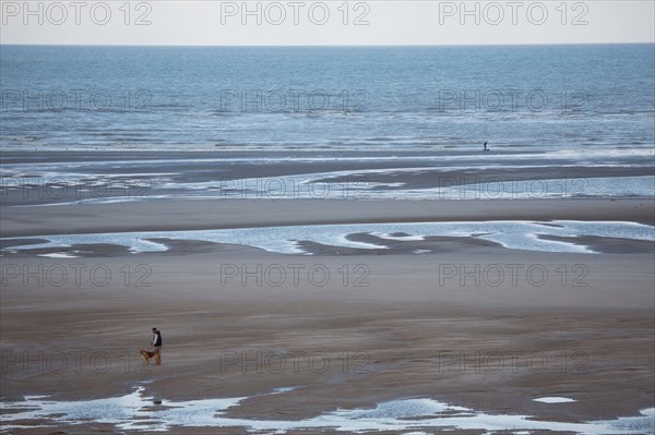 Le Touquet Paris Plage, la plage à marée basse