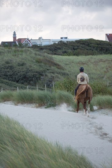 Le Touquet Paris Plage, riders on the beach