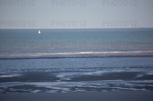 Le Touquet Paris Plage, la plage à marée basse