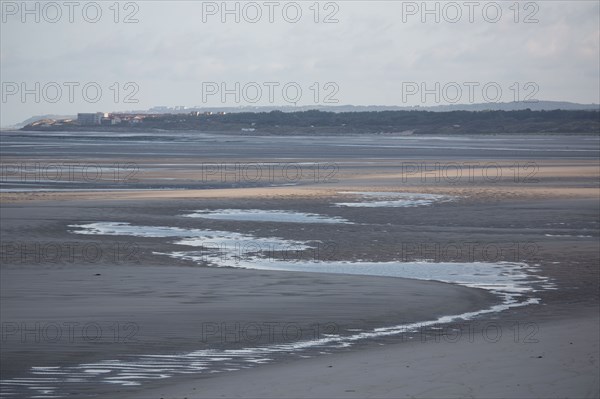 Le Touquet Paris Plage, la plage à marée basse