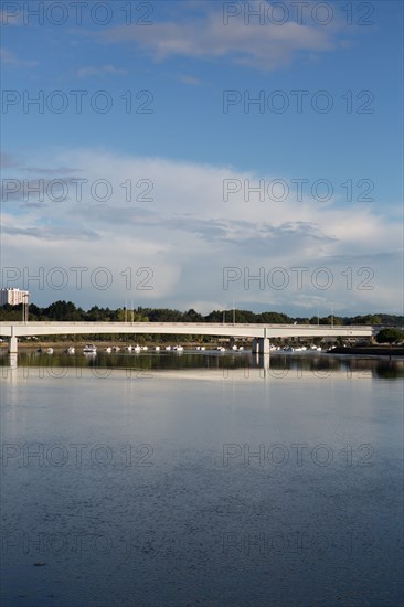 Lorient, Boulevard du Scorff, promenade piétons et vélos