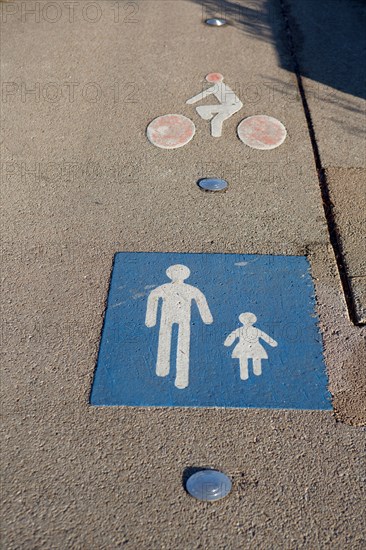 Lorient, Boulevard du Scorff, promenade piétons et vélos