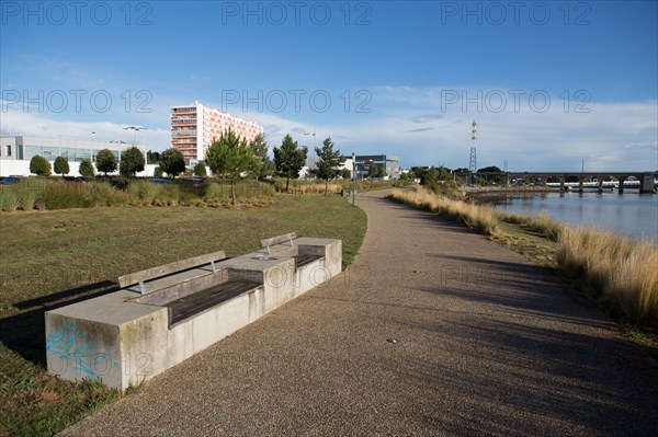 Lorient, Rue Straed Louis Guiguen, promenade le long du Scorff