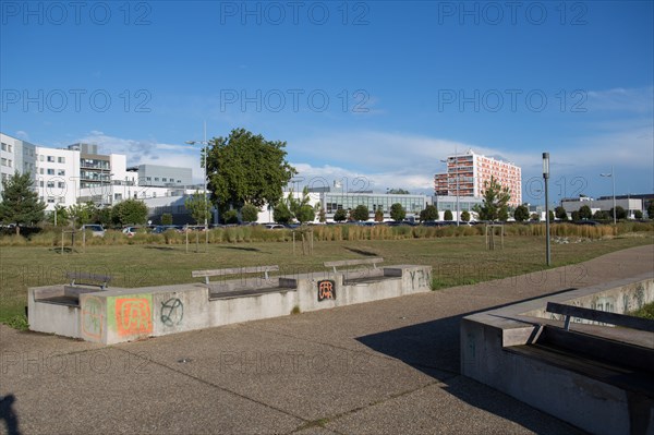 Lorient, Rue Straed Louis Guiguen, promenade le long du Scorff