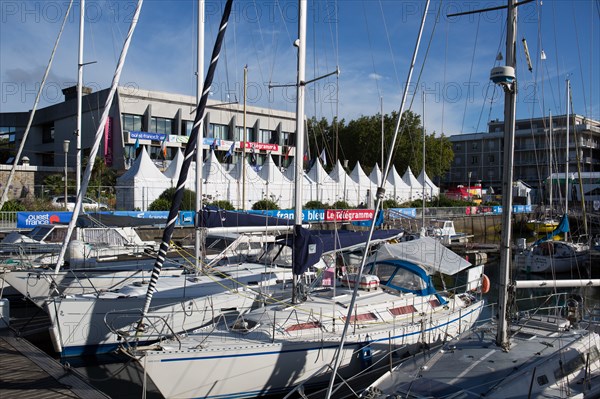 Lorient, port de plaisance pendant le Festival Interceltique