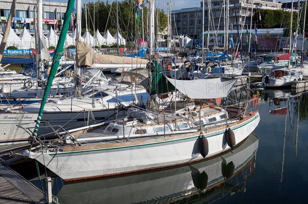 Lorient, marina during the Interceltic Festival