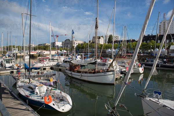 Lorient, port de plaisance pendant le Festival Interceltique