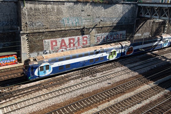 Paris, voies ferrées au-dessus de la Gare Saint-Lazare