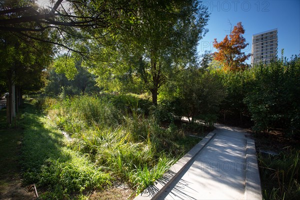 Paris, the new Batignolles neighborhood