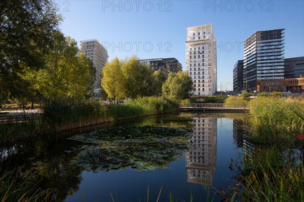 Paris, nouveau quartier des Batignolles