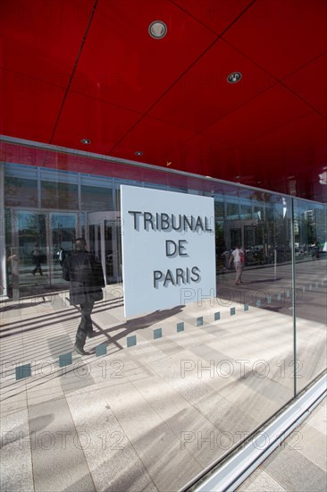 Paris, nouveau Palais de Justice, Tribunal de Paris