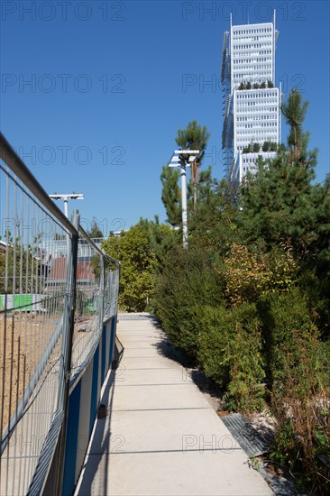 Paris, the new Batignolles neighborhood