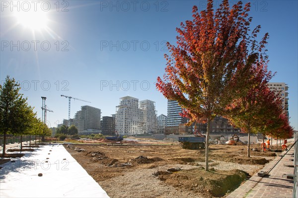 Paris, nouveau quartier des Batignolles