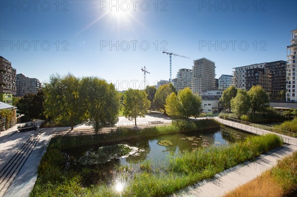 Paris, nouveau quartier des Batignolles