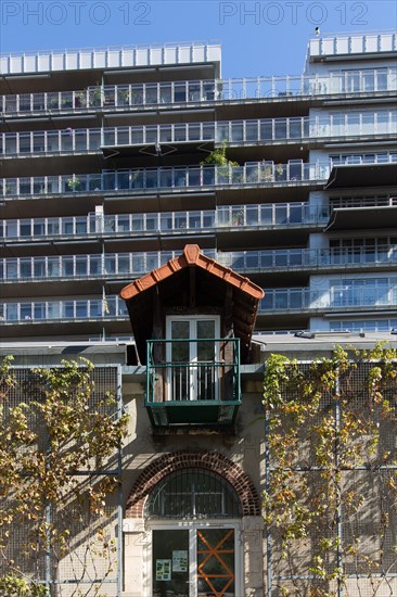 Paris, nouveau quartier des Batignolles