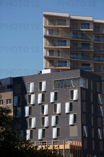 Paris, nouveau quartier des Batignolles