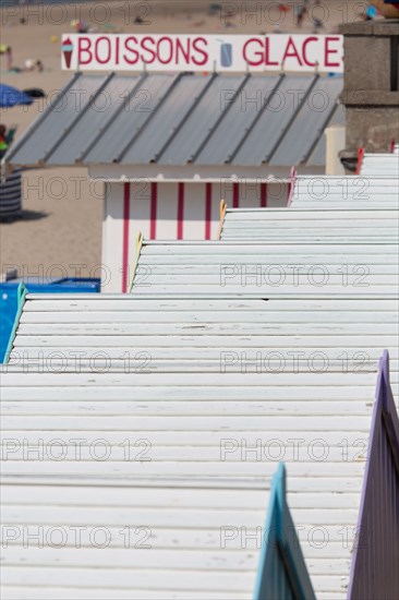 Cucq  Stella Plage (Cote d'Opale), beach huts