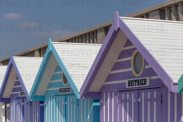 Cucq  Stella Plage (Cote d'Opale), beach huts