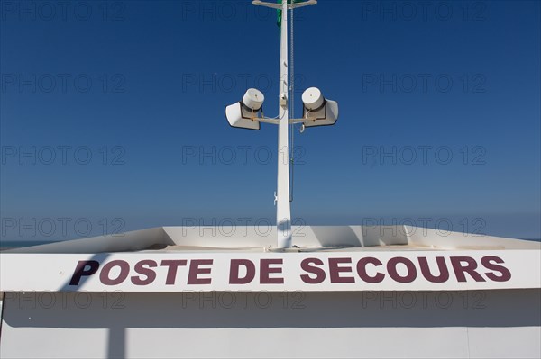 Cucq  Stella Plage (Côte d'Opale), poste de secours