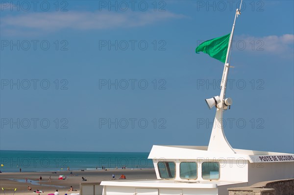 Cucq  Stella Plage (Côte d'Opale), poste de secours