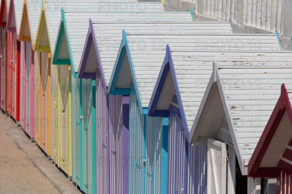 Cucq  Stella Plage (Cote d'Opale), beach huts