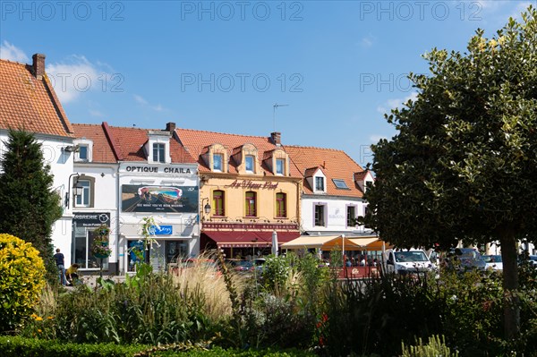 Etaples-sur-Mer, rond point du boulevard Billet