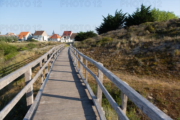 Merlimont Plage, sentier de découverte de la dune parabolique