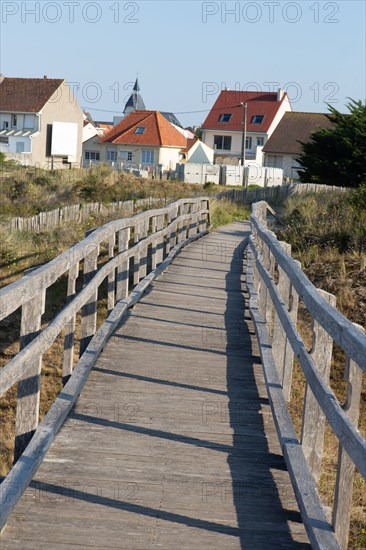 Merlimont Plage, sentier de découverte de la dune parabolique