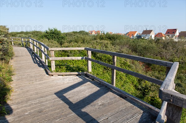 Merlimont Plage, sentier de découverte de la dune parabolique