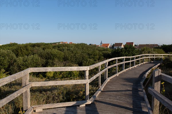 Merlimont Plage, sentier de découverte de la dune parabolique