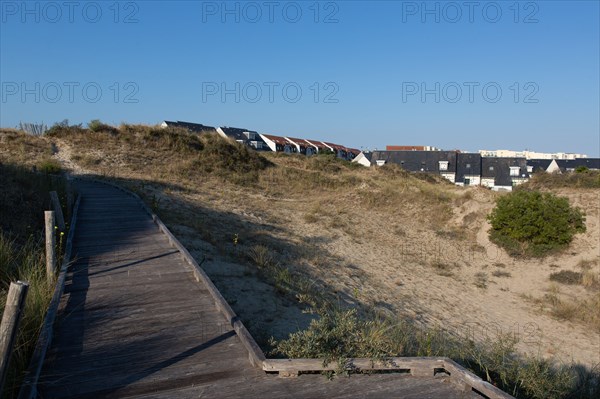 Merlimont Plage, sentier de découverte de la dune parabolique