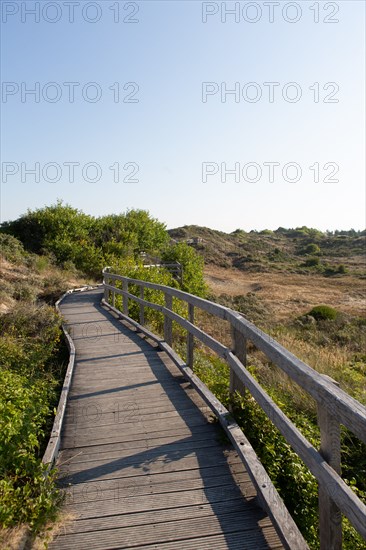 Merlimont Plage, sentier de découverte de la dune parabolique