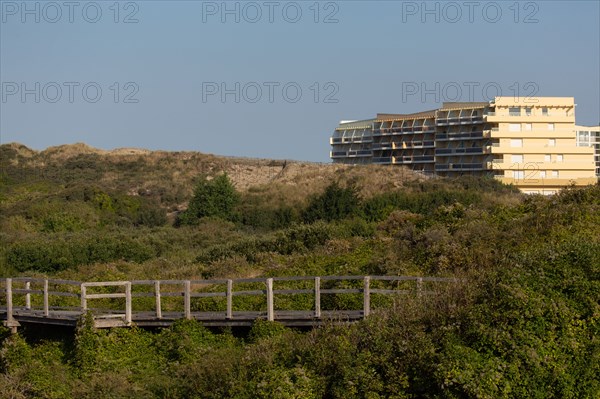 Merlimont Plage, sentier de découverte de la dune parabolique