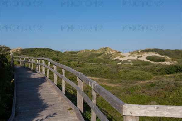 Merlimont Plage, sentier de découverte de la dune parabolique