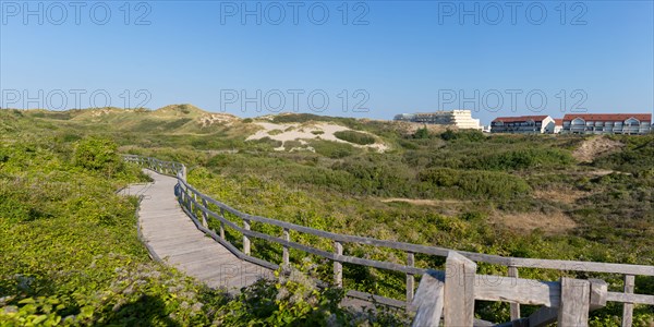 Merlimont Plage, sentier de découverte de la dune parabolique