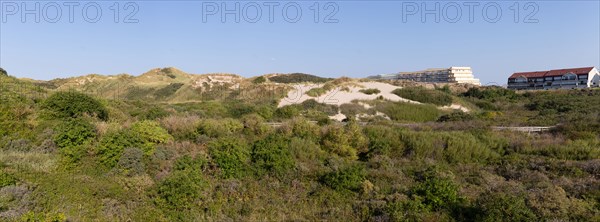 Merlimont Plage, dune on the seafront