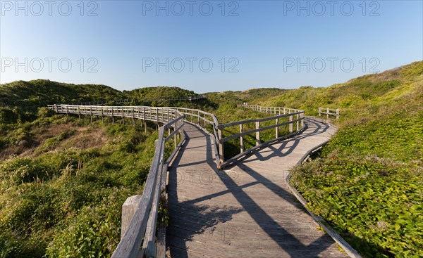 Merlimont Plage, sentier de découverte de la dune parabolique