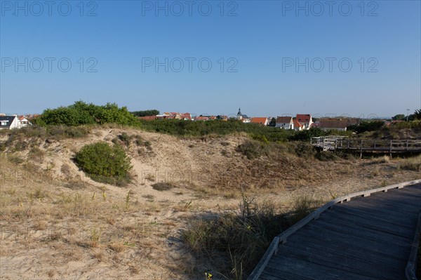 Merlimont Plage, sentier de découverte de la dune parabolique