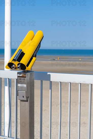 Merlimont Plage, longue vue sur la plage