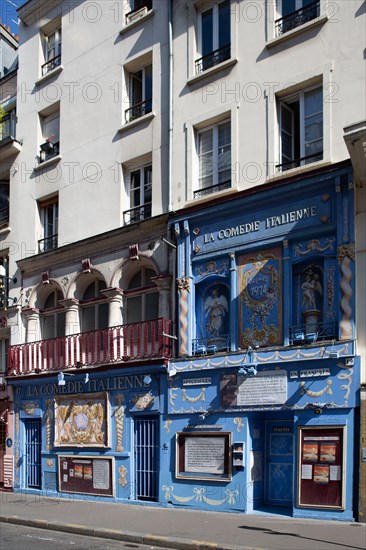 Paris, rue de la Gaité, Théâtre de la Comédie italienne