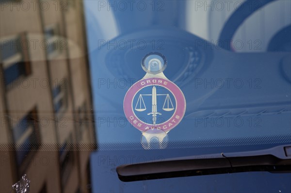 Paris, sticker of the French Bar Association