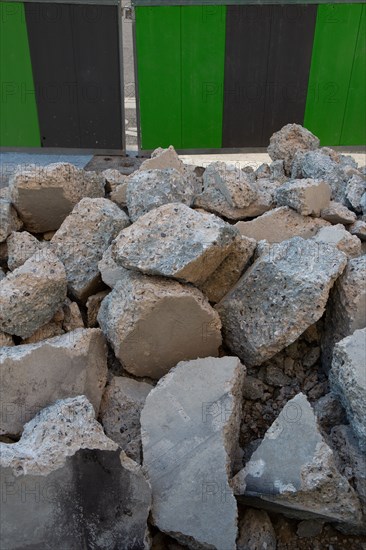 Paris, travaux de la rue de Rennes