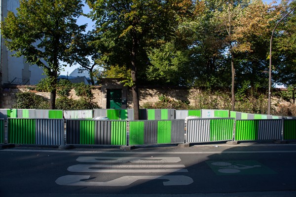 Paris, road works rue Froidevaux