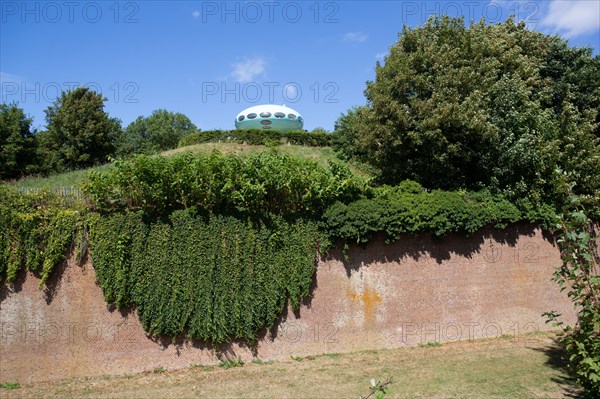 Le Havre, hanging gardens, Fort de Sainte Adresse, Futuro House designed by Matti Suuronen