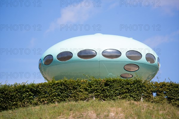 Le Havre, hanging gardens, Fort de Sainte Adresse, Futuro House designed by Matti Suuronen