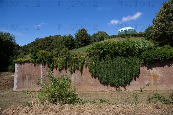 Le Havre, hanging gardens, Fort de Sainte Adresse, Futuro House designed by Matti Suuronen