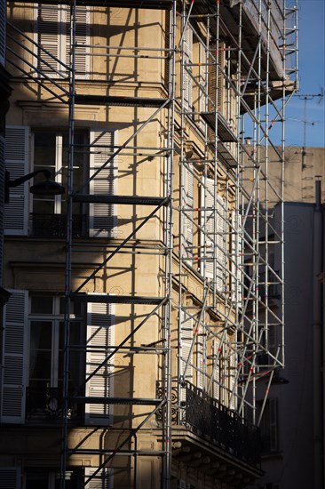 Paris, building restoration